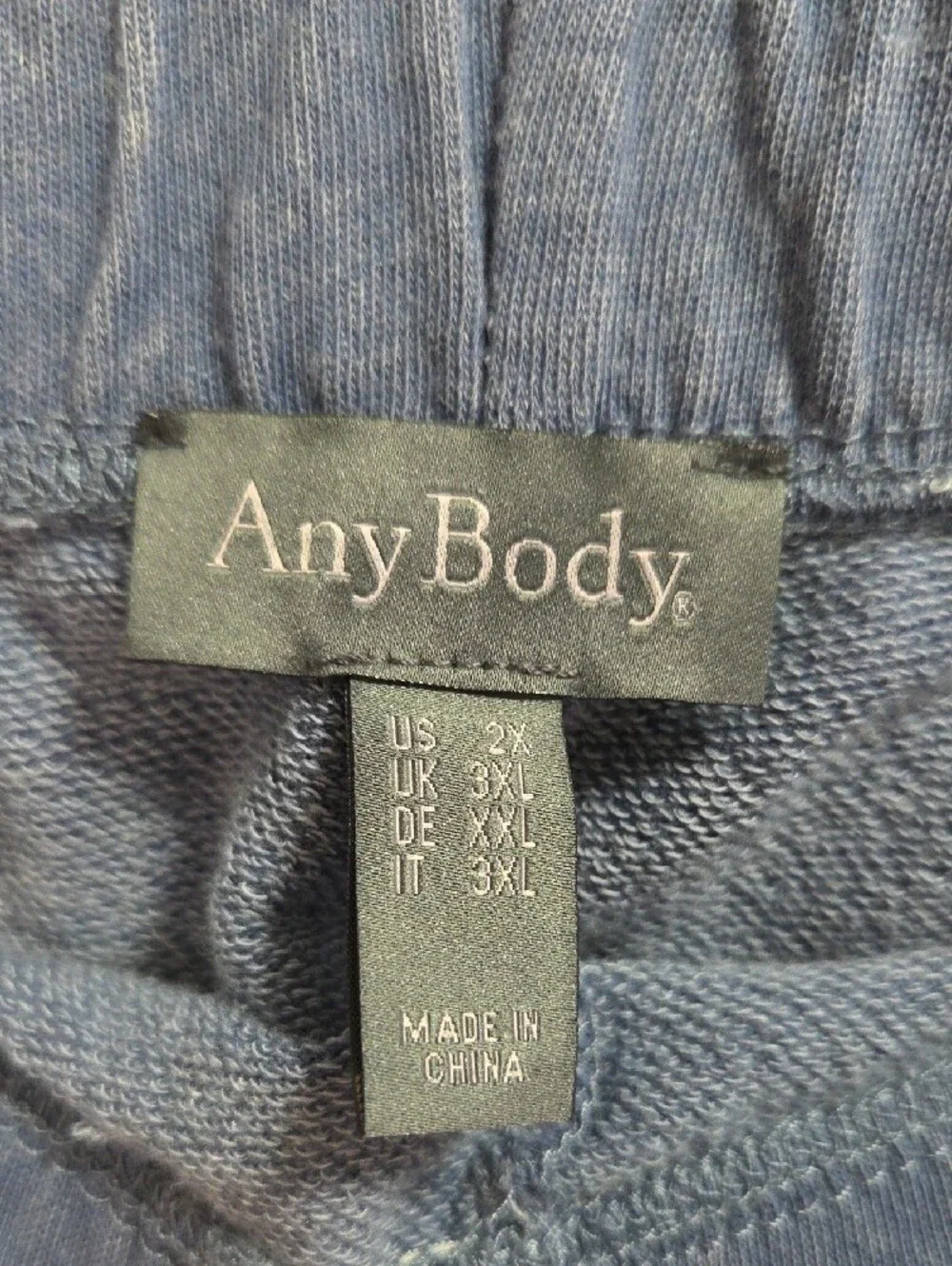 AnyBody Cargo Joggers in Dusty Blue